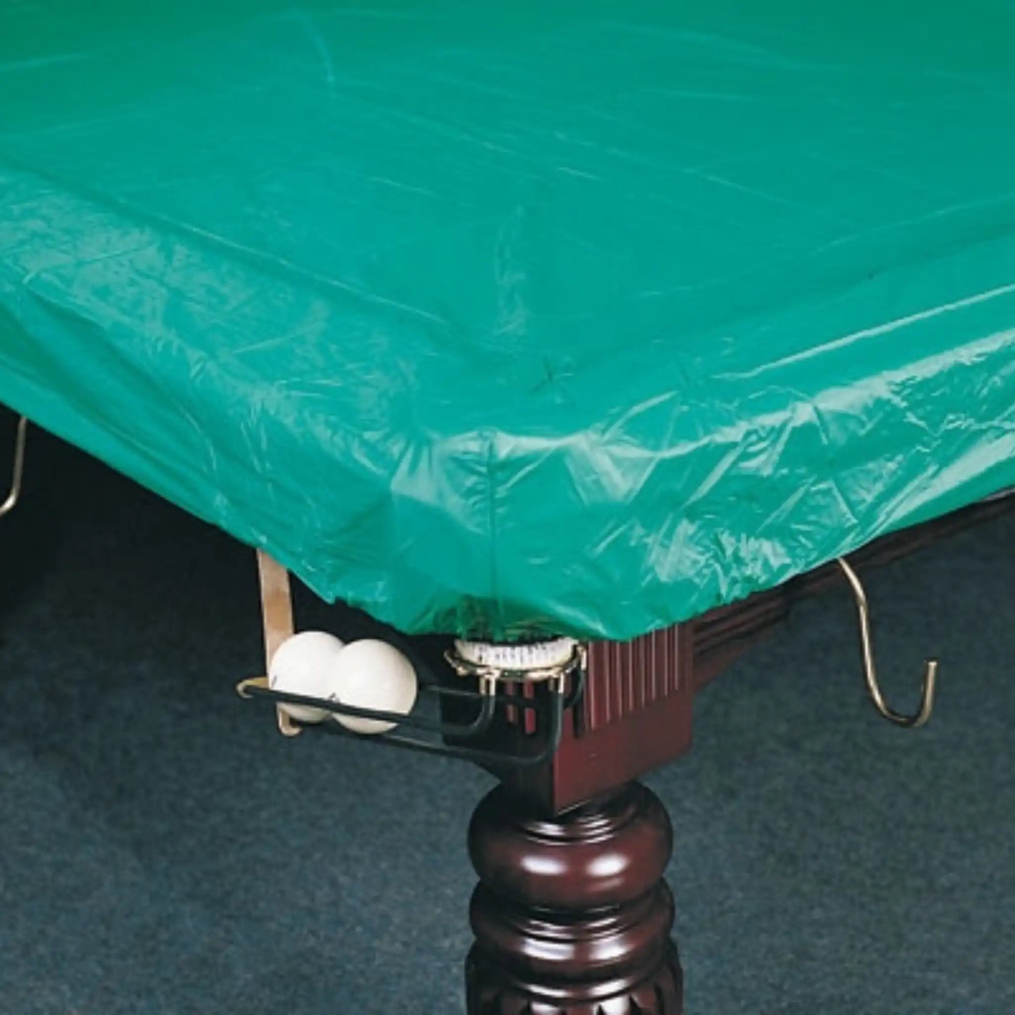 Cobertura verde em PVC para mesas de bilhar