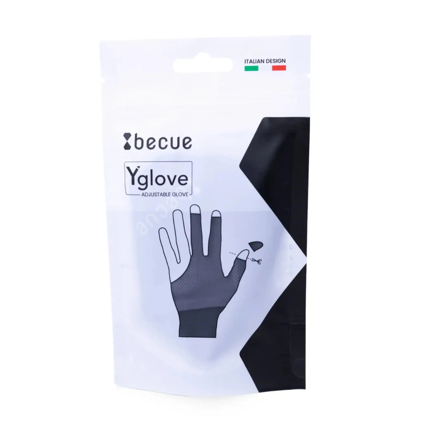Luva de Bilhar Becue Y Glove Cinzenta