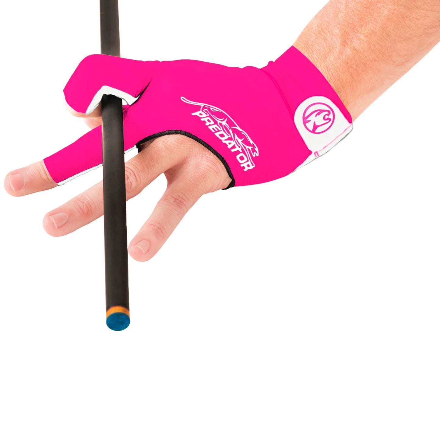 Luva de Bilhar Predator Second Skin Rosa e Branco