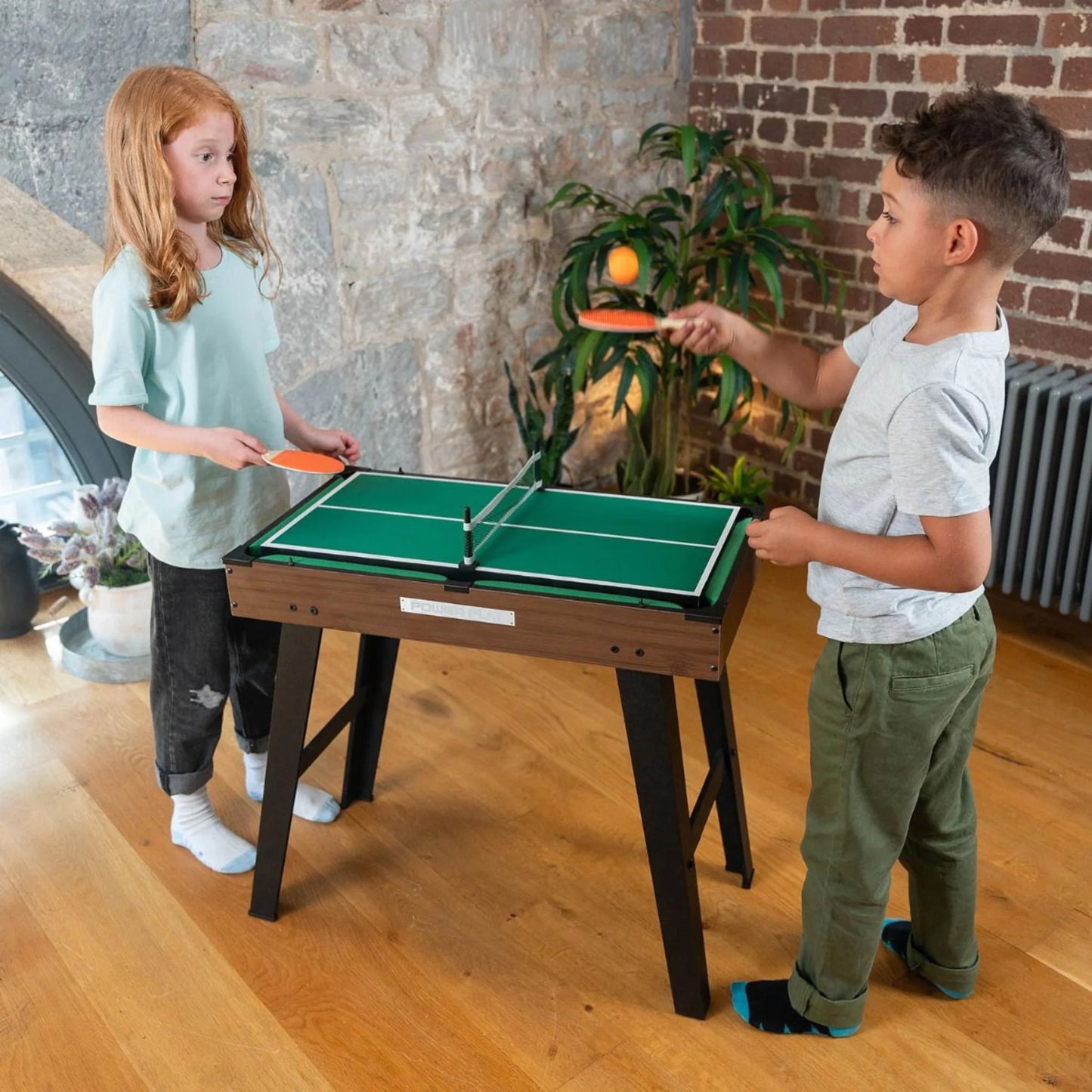 Mesa 4 em 1 Toyrific 27" com Bilhar, Air Hockey, Matraquilhos e Ténis de Mesa