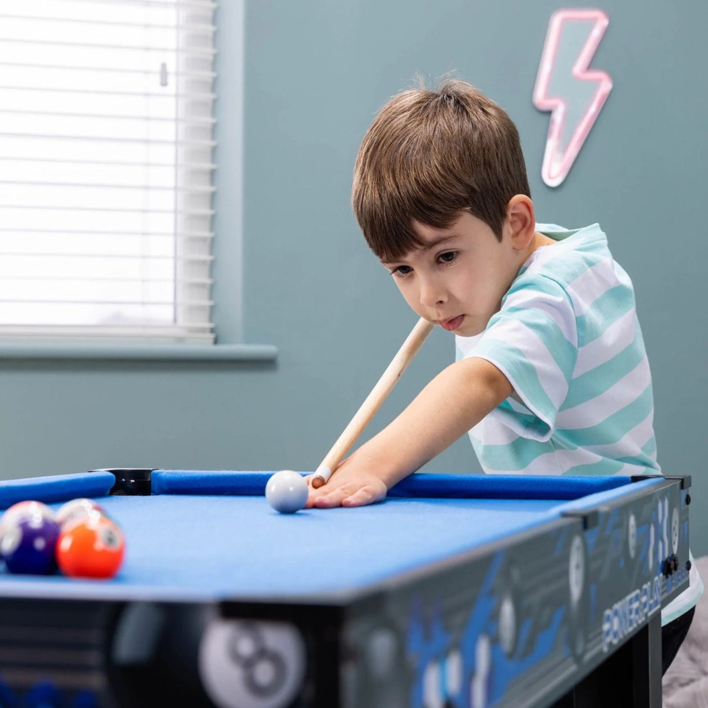 Mesa de Bilhar Infantil Power Play 3ft com Acessórios