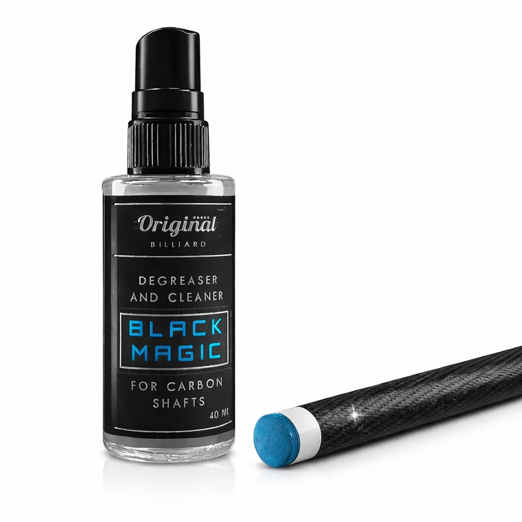 Produto de limpeza para varas de carbono Original Black Magic 40 ml com acabamento mate