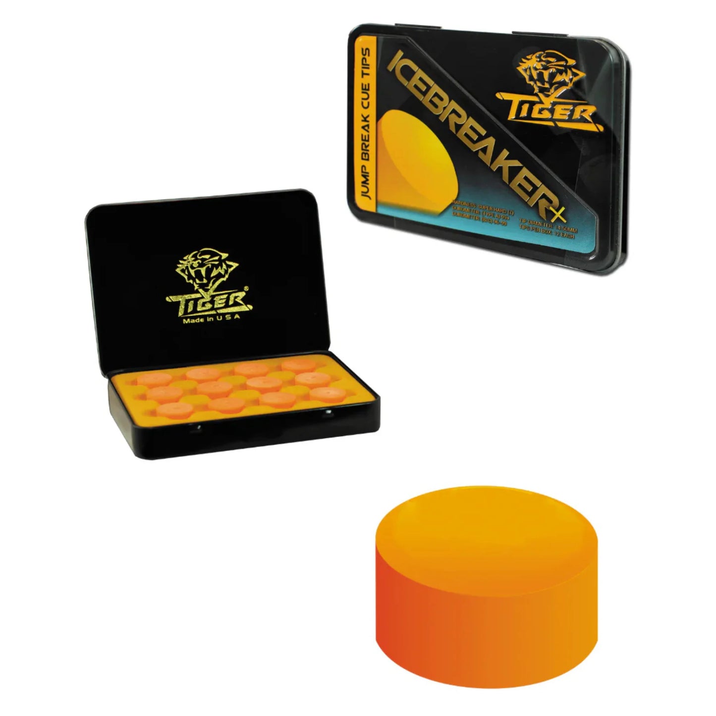 Sola de Bilhar Break/Jump Tiger Icebreaker+ 14.5mm