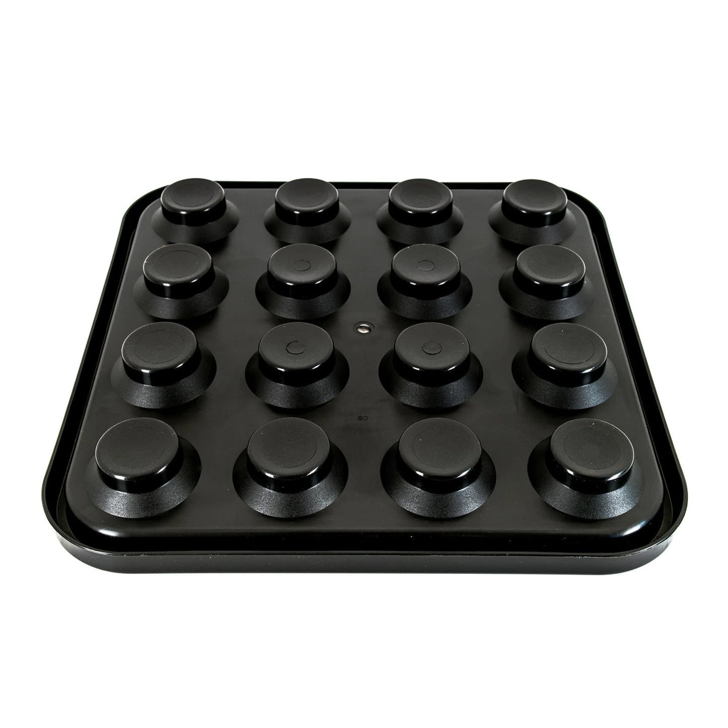Tabuleiro preto para 16 bolas de bilhar para pool de 57,2 mm
