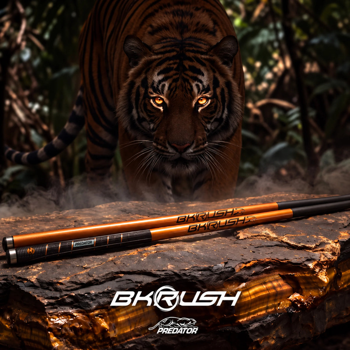 Taco de Abertura Predator BK Rush Tiger Eye Sport Wrap