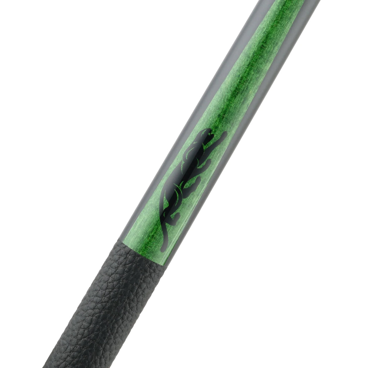 Taco de bilhar Predator SP2 Green 1 em preto mate com pontas em ácer verde e grip Leather Luxe