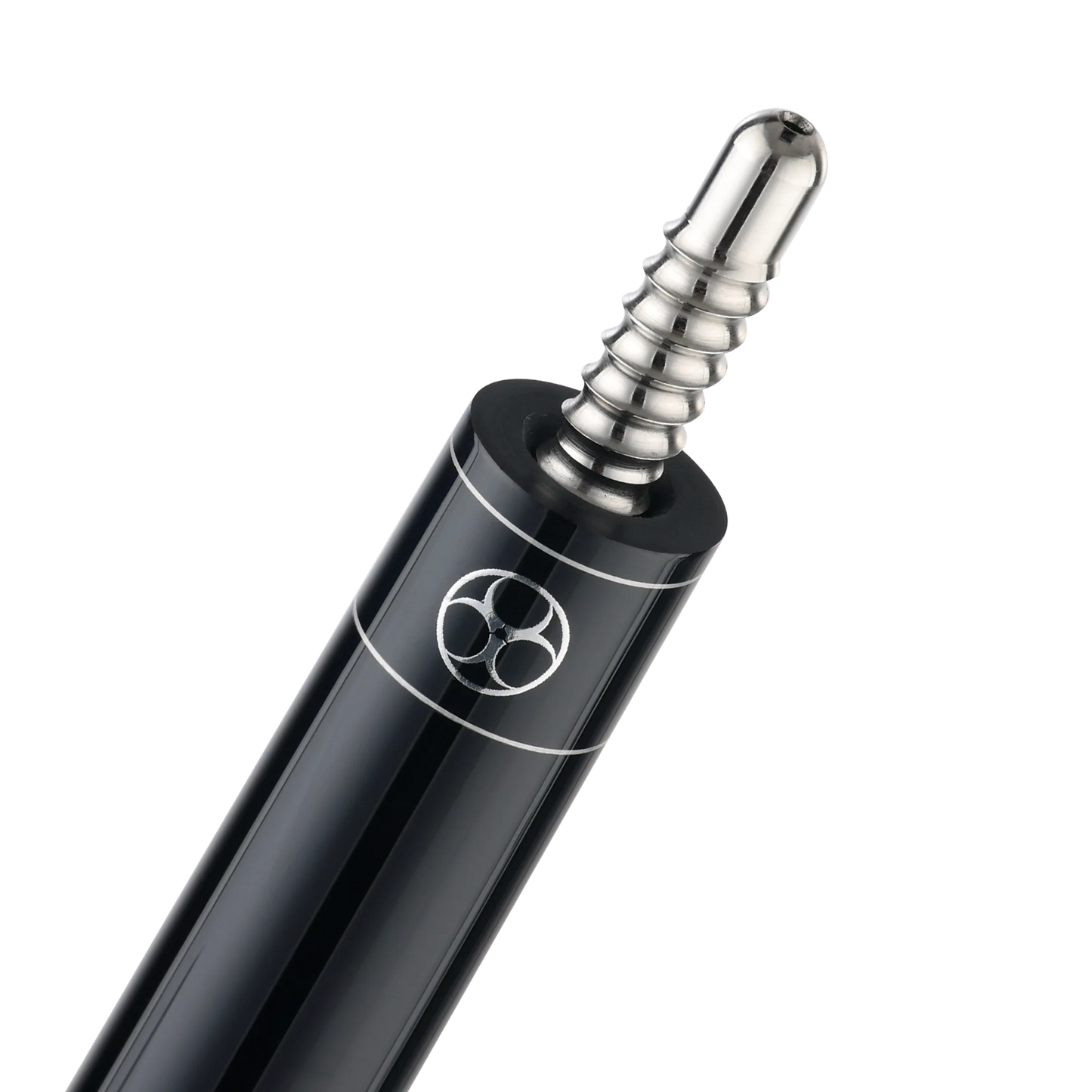 Taco de pool Poison Maelith preto Vinyl Wrap com vara de carbono