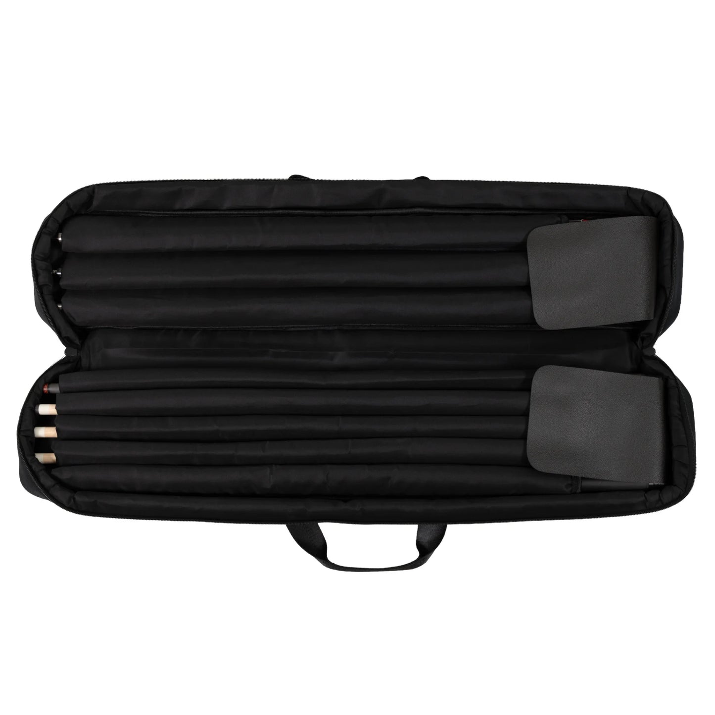 Taqueira para tacos de bilhar Classic CueGuard preta 3x5 Soft