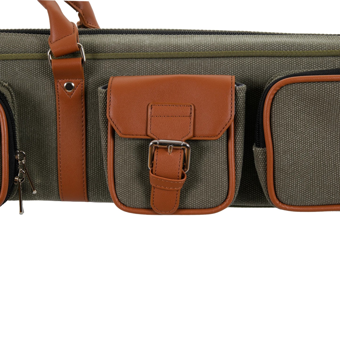 Taqueira Soft Pocketstyle Verde e Castanha 3x5 para Tacos de Bilhar