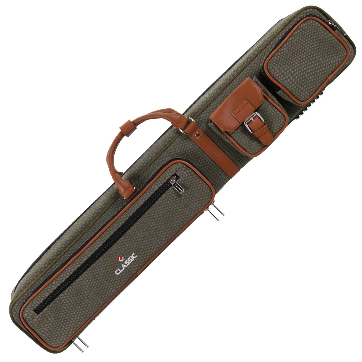 Taqueira Soft Pocketstyle Verde e Castanha 3x5 para Tacos de Bilhar