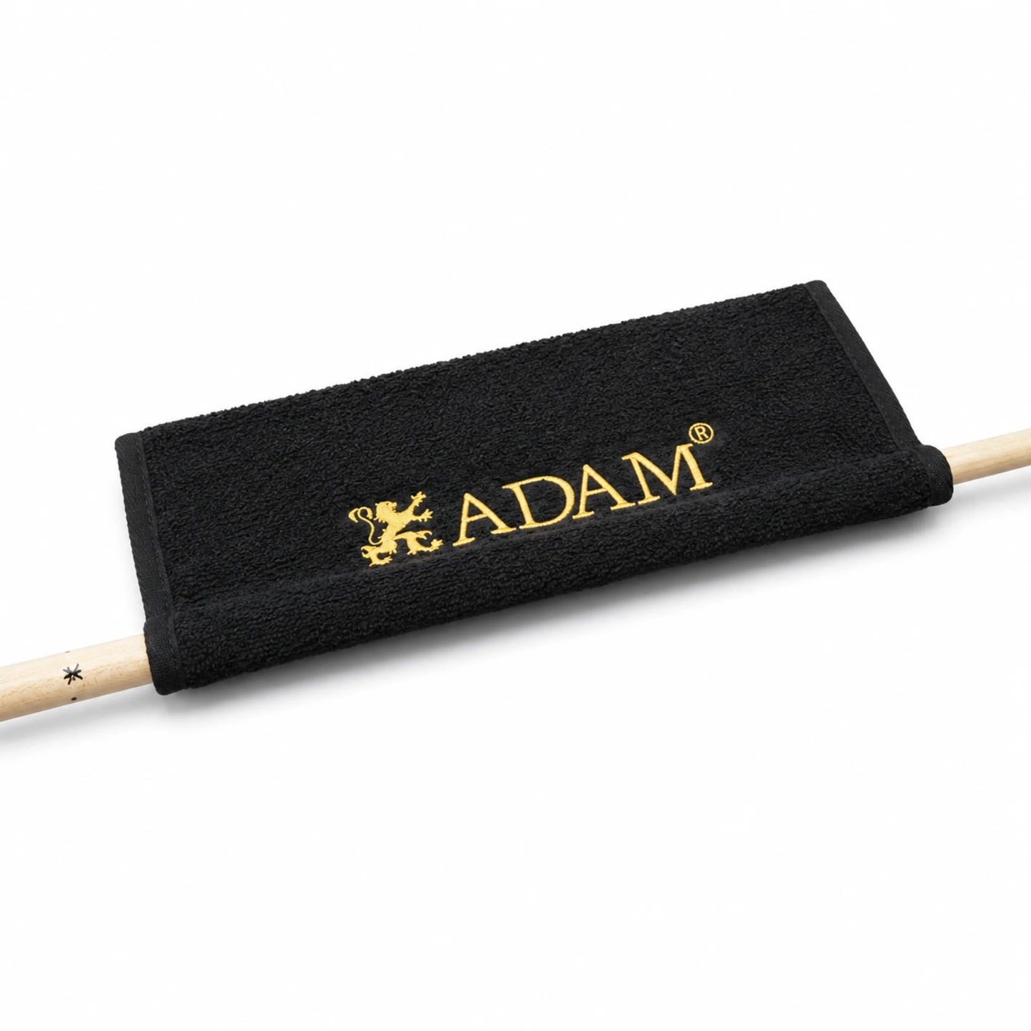 Toalha para Tacos de Bilhar Adam Preta com Manga 33x16cm