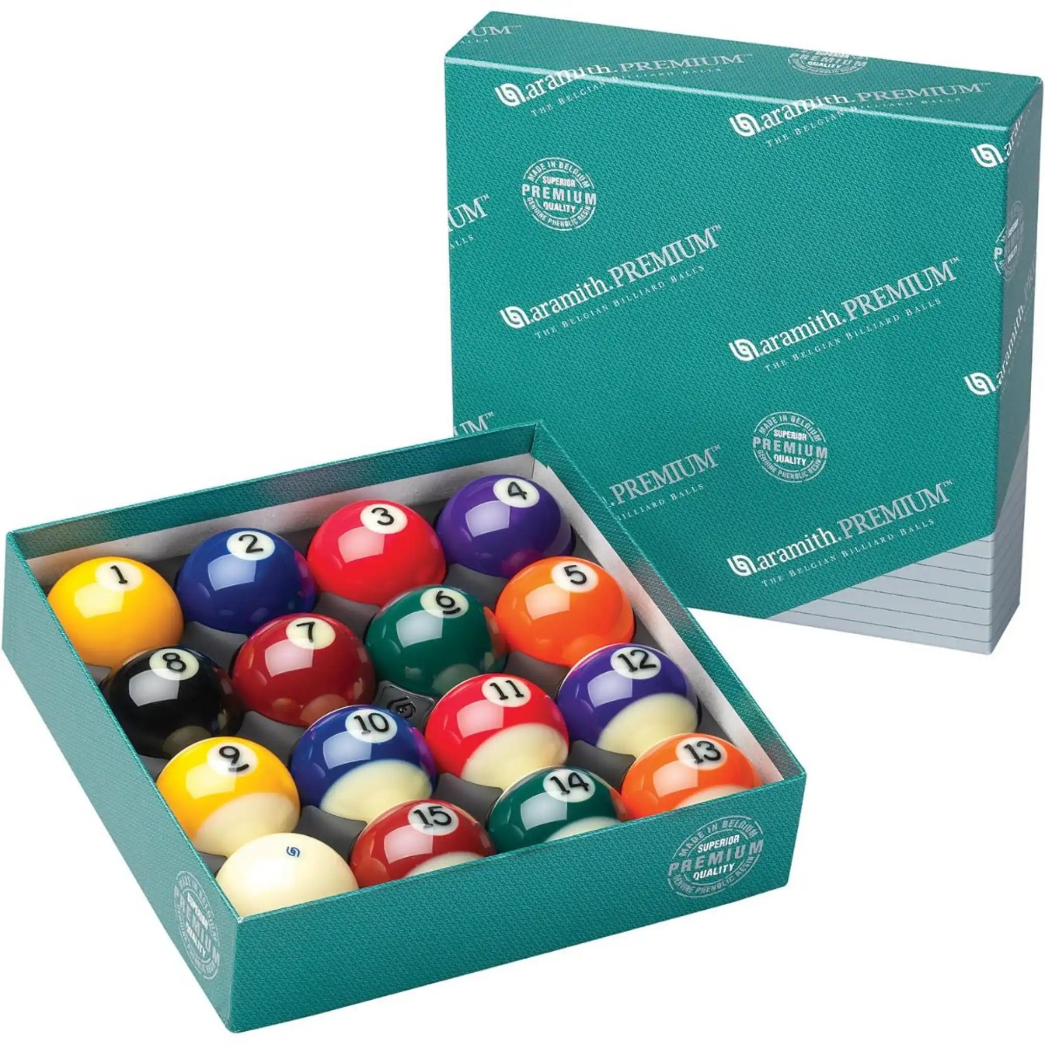 Jogo de Bolas de Bilhar para Pool Aramith Premium 57.2mm