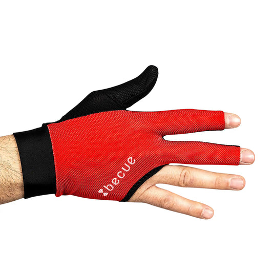 Luva de Bilhar Becue Y Glove Vermelha