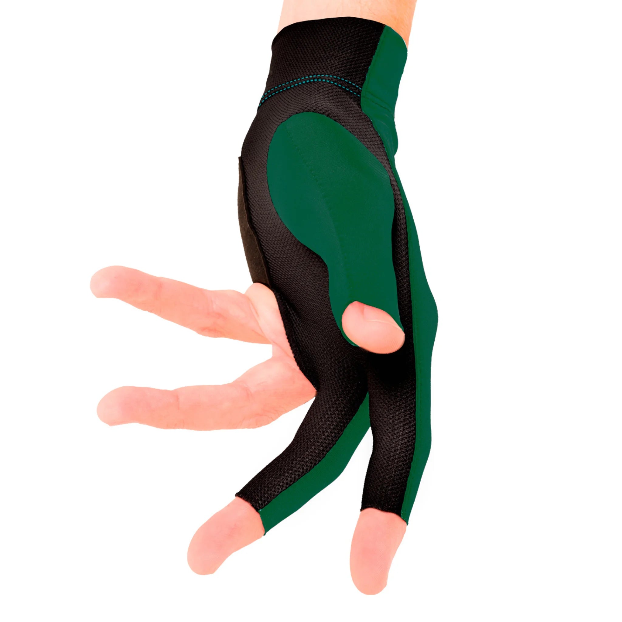 Luva de Bilhar Predator Second Skin Verde e Dourada