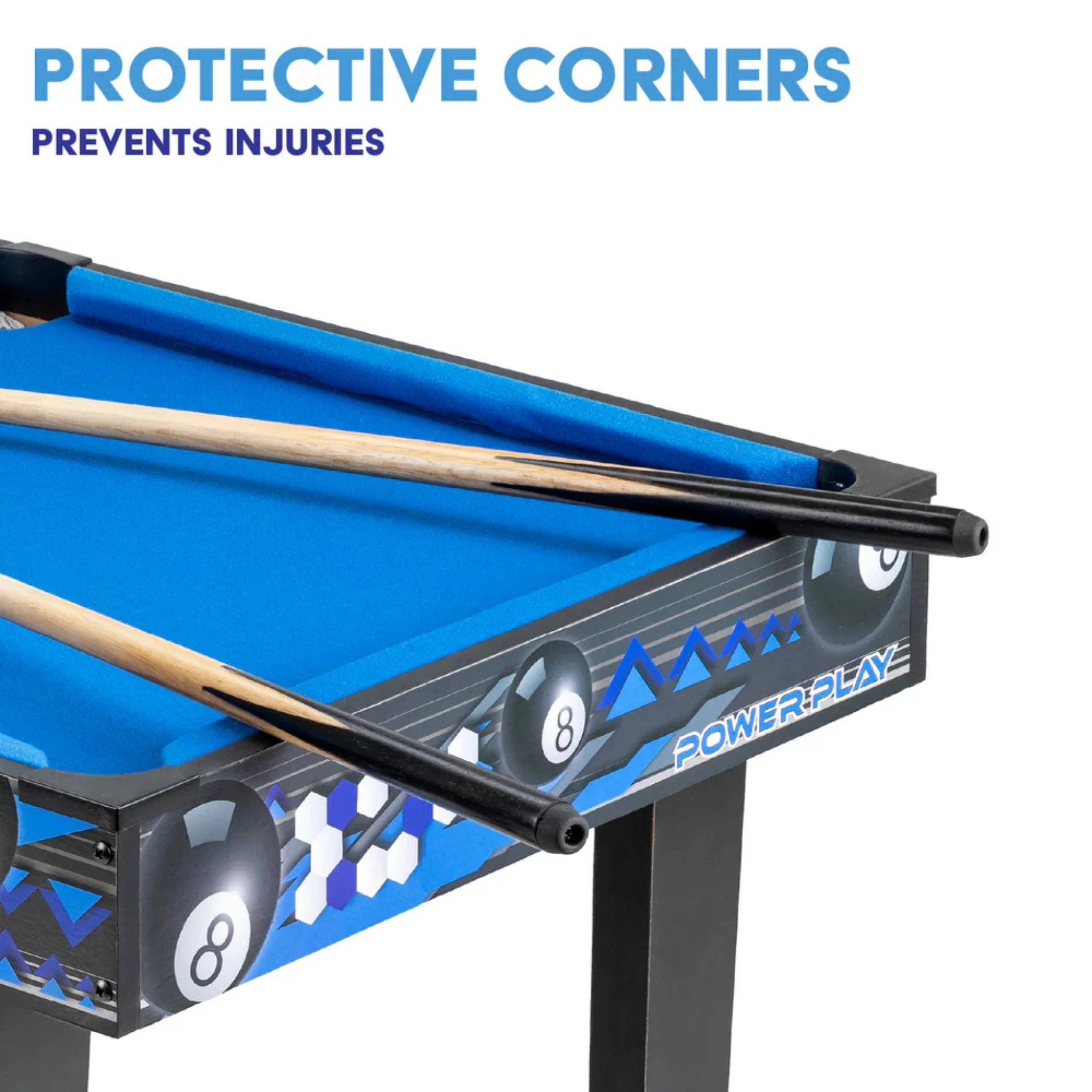 Mesa de Bilhar Infantil Power Play 3ft com Acessórios