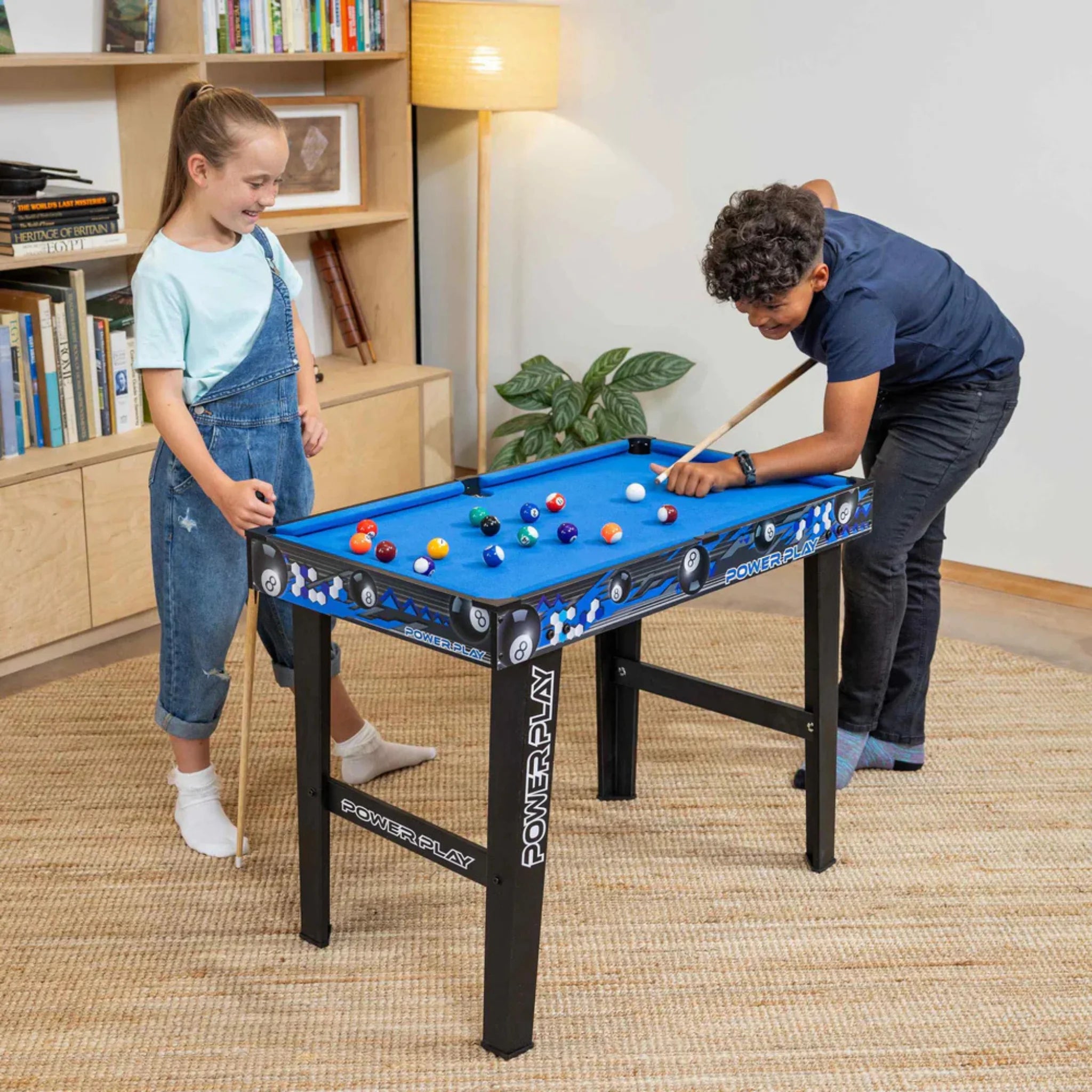 Mesa de Bilhar Infantil Power Play 3ft com Acessórios