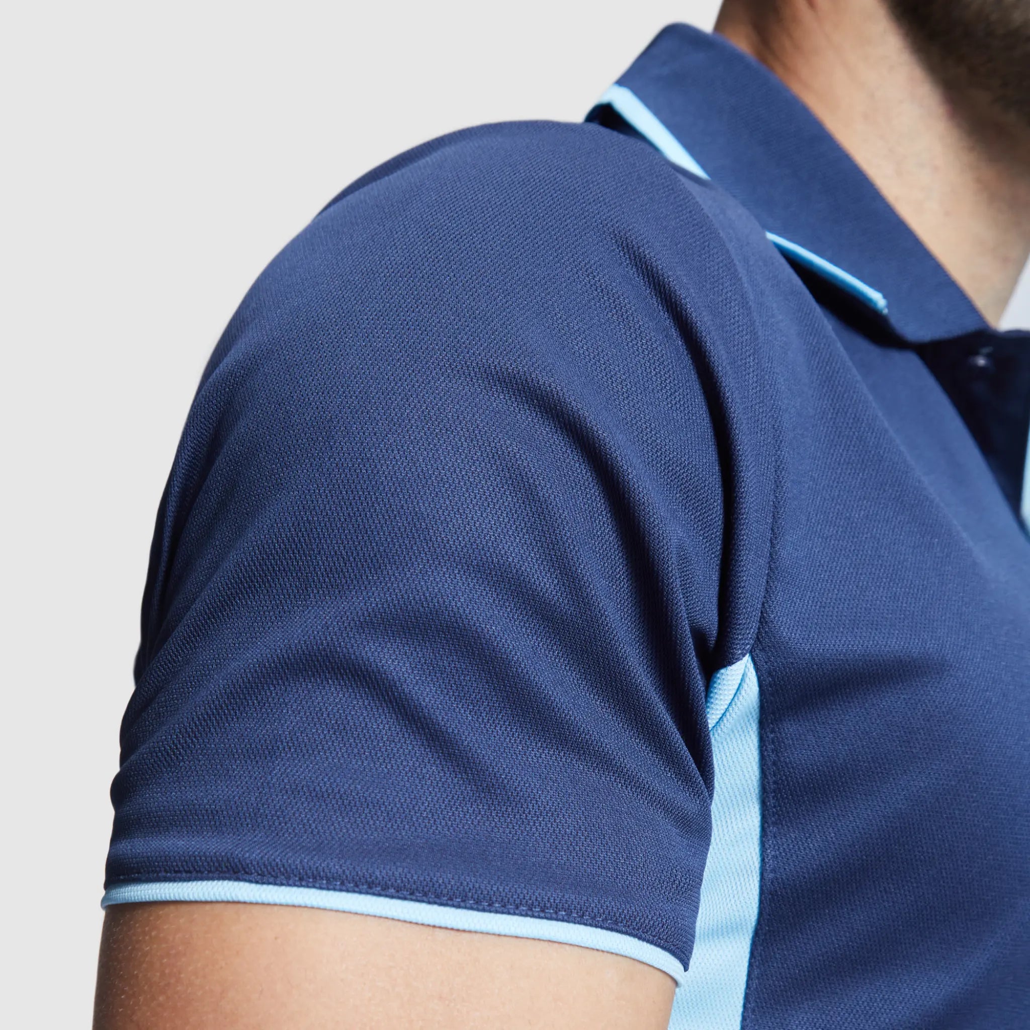 Polo Desportivo para Homem Pro Mont Azul Royal e Branco