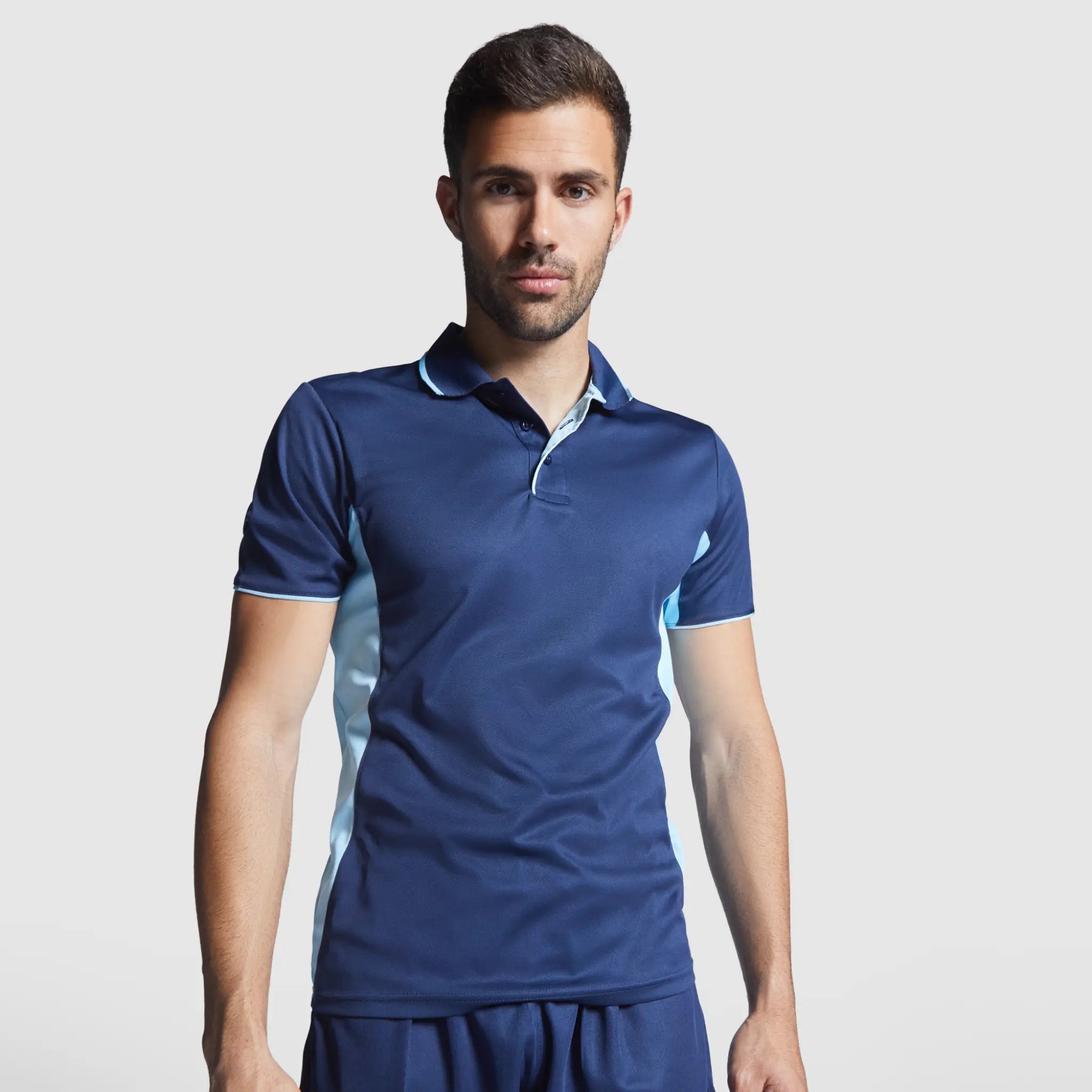 Polo Desportivo para Homem Pro Mont Azul Royal e Branco