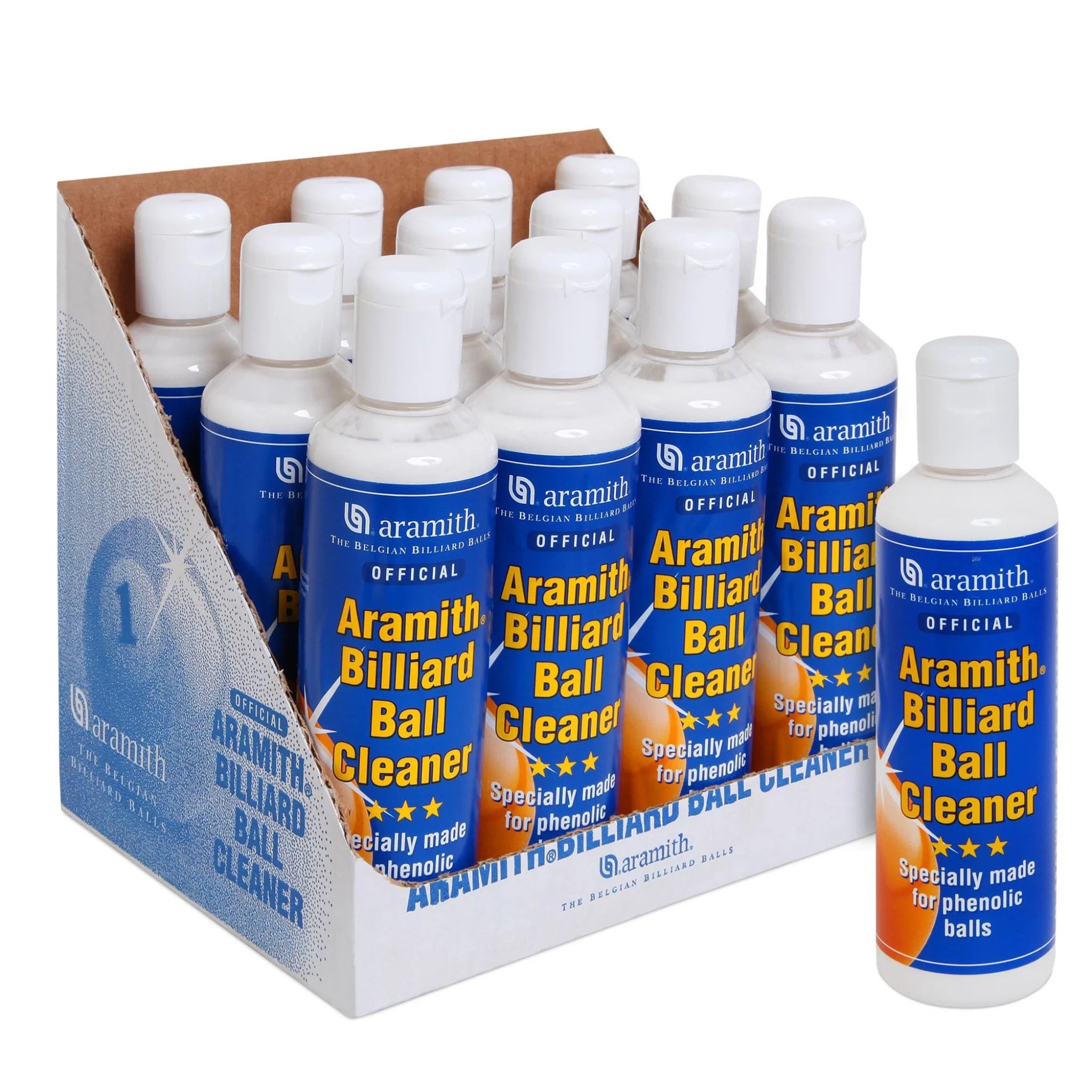 Kit de Limpeza e Restauro para Bolas de Bilhar Aramith Cleaner + Ball Restorer