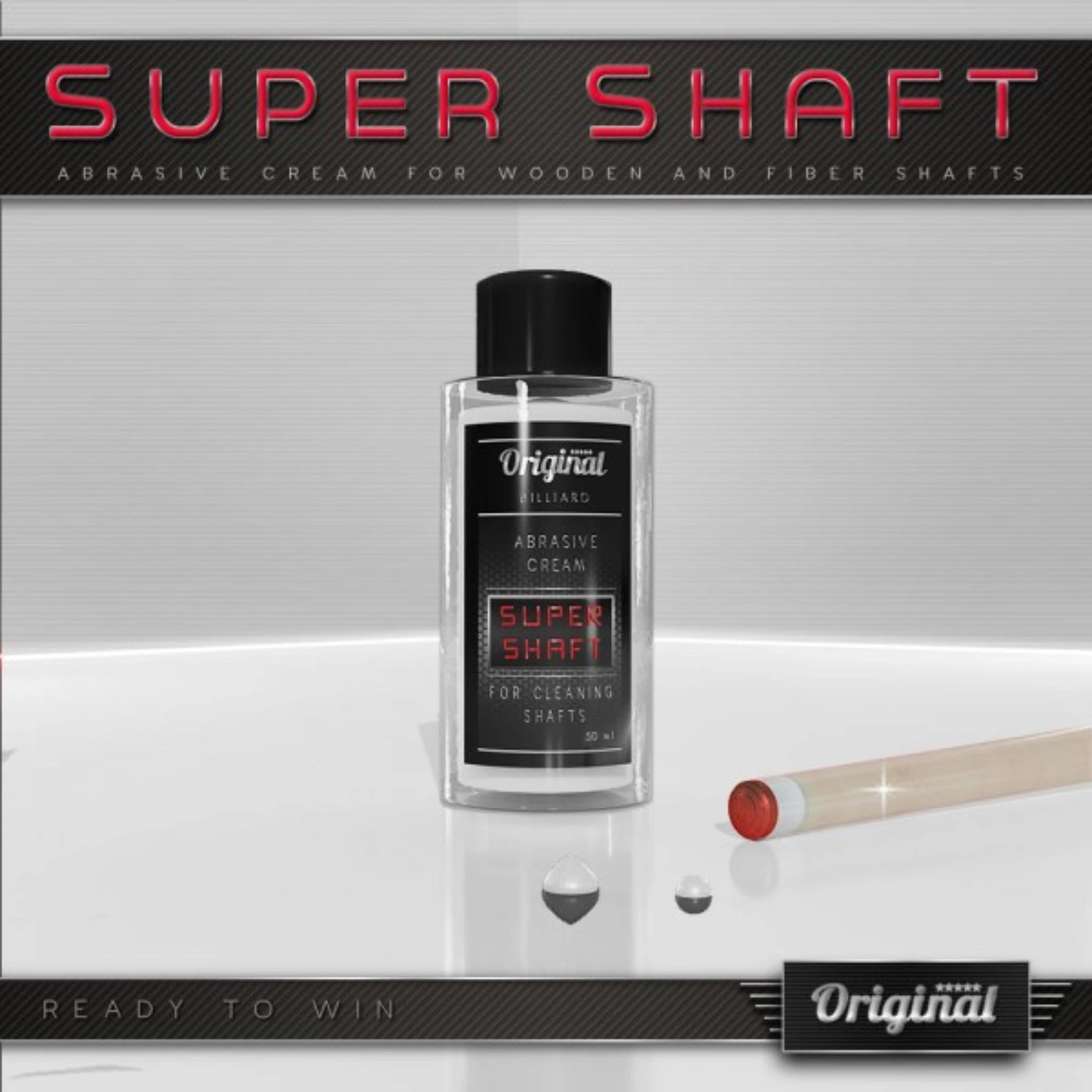 Produto de Limpeza para varas de Madeira e Carbono Super Shaft