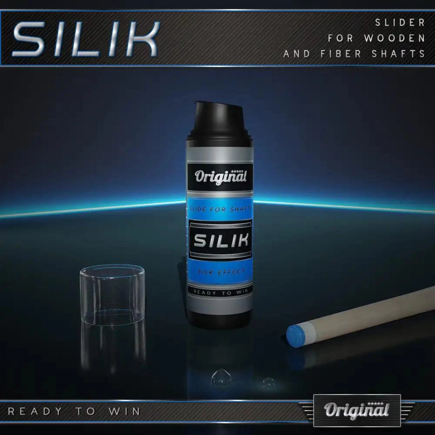Original Silik seda para varas de bilhar da Original para manutenção suave e consistente