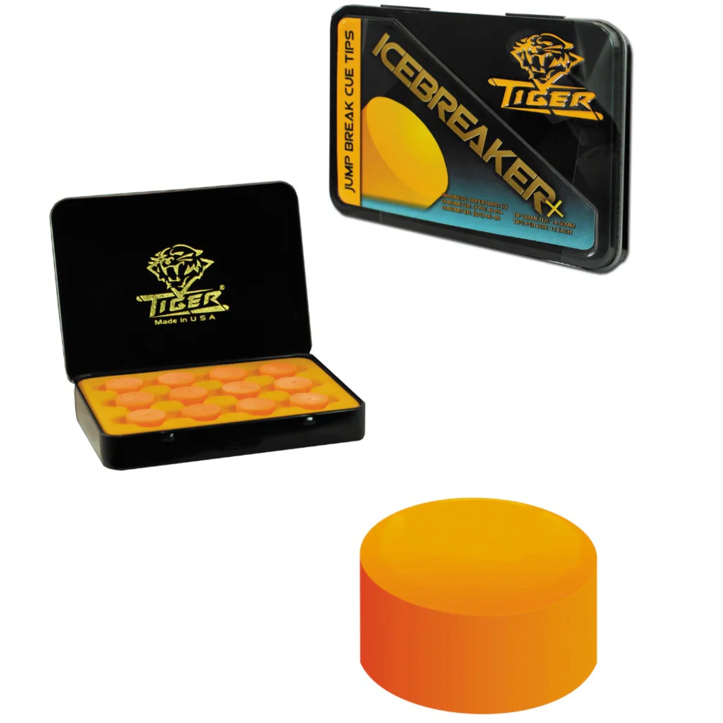 Sola de Bilhar Break/Jump Tiger Icebreaker+ 14.5mm
