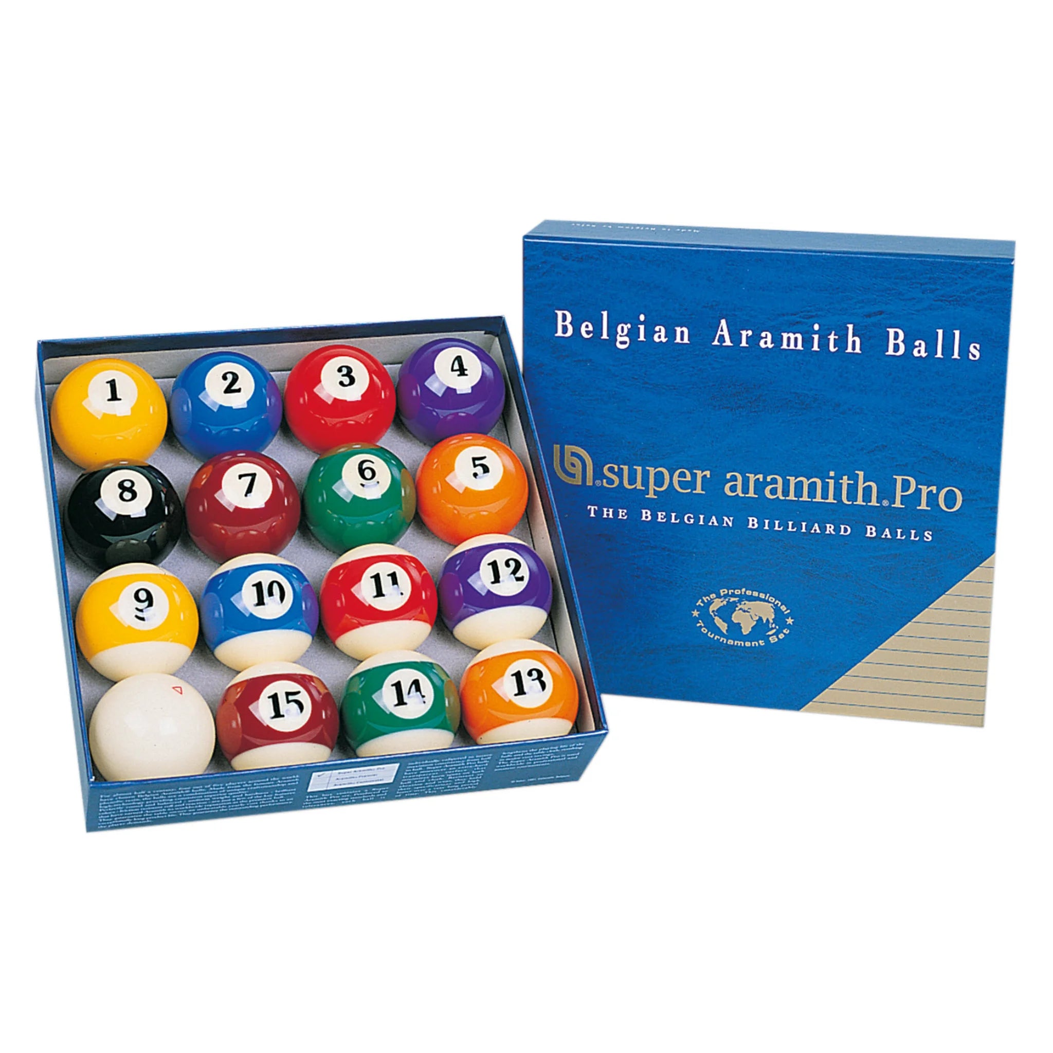 Jogo de Bolas de Bilhar para Pool Aramith Super Pro 57,2 mm