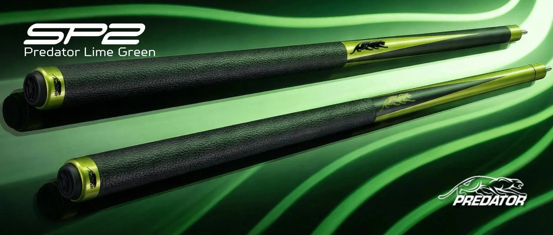 Taco de Bilhar para Pool Predator SP2 Lime Green