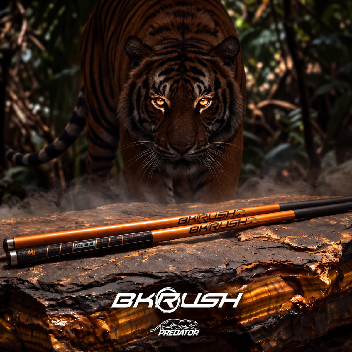 Taco de Abertura Predator BK Rush Tiger Eye No Wrap