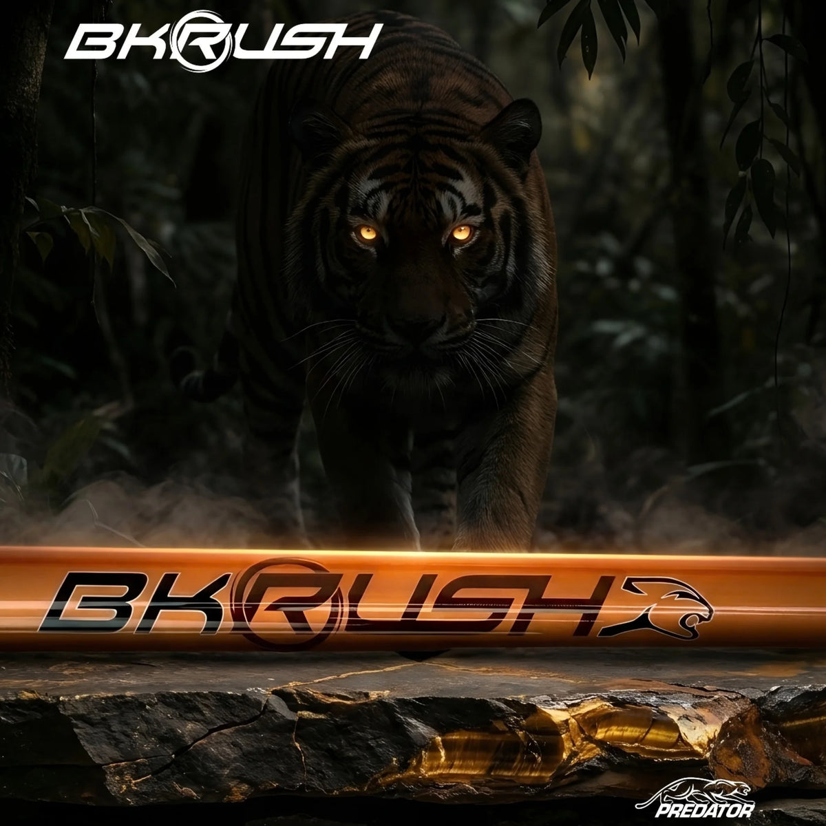Taco de Abertura Predator BK Rush Tiger Eye No Wrap