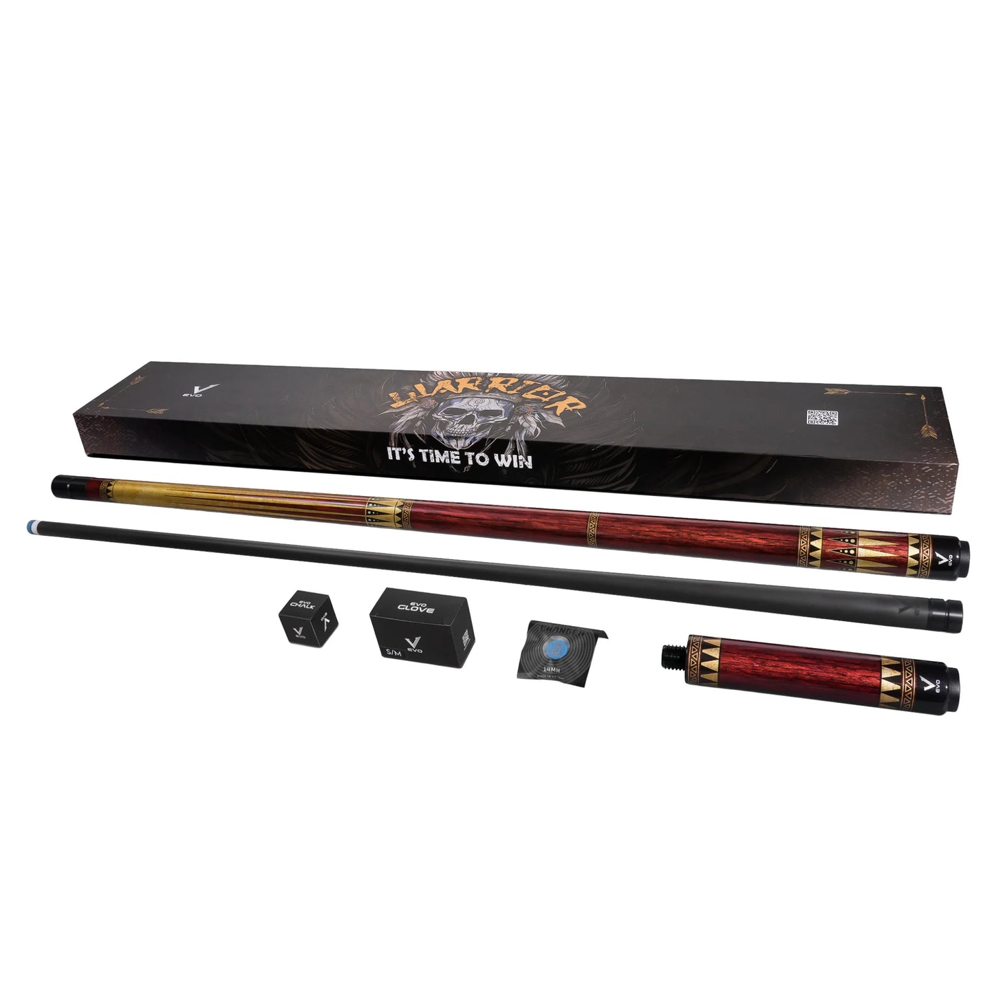 Taco de Bilhar para Pool EVO Warrior Maxbing Carbono Ember Sunset 12.5mm