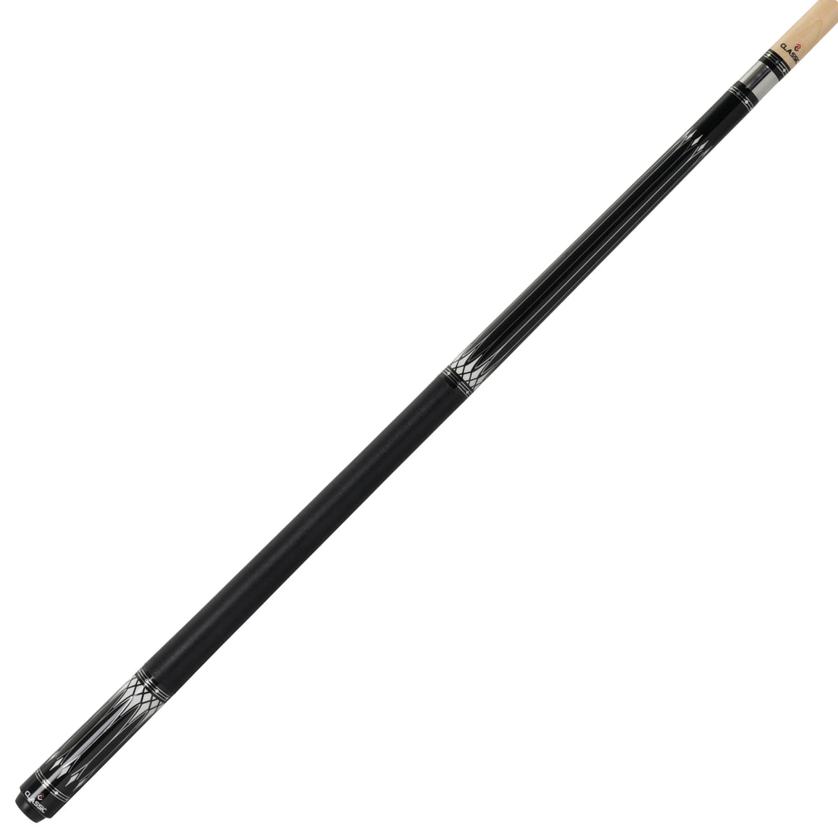 Taco de bilhar para pool Classic Speed II-16 Radial com punho revestido a linho irlandês preto