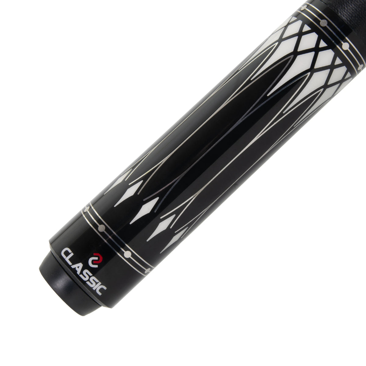 Taco de bilhar para pool Classic Speed II-16 Radial com punho revestido a linho irlandês preto