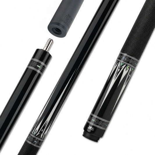 Taco de bilhar JFlowers Arden Classic JF30-10 Preto/Branco