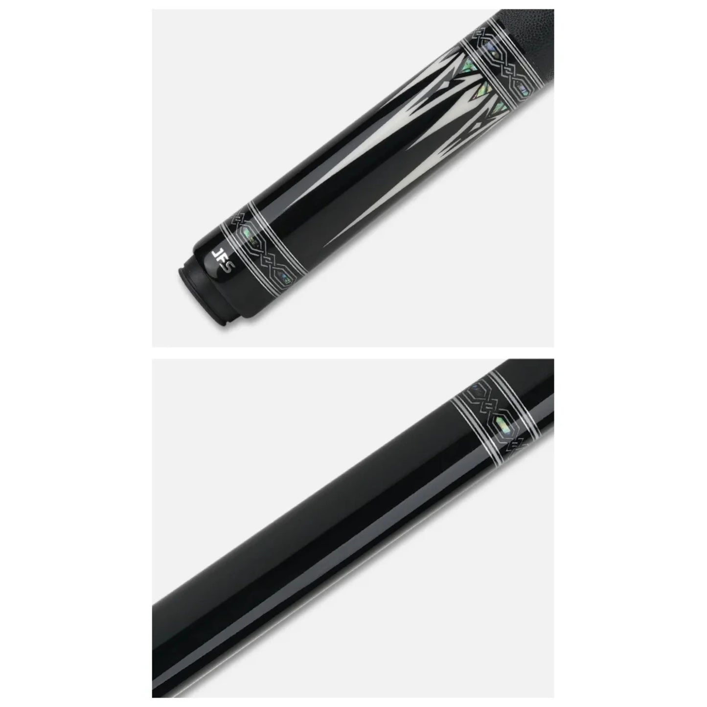 Taco de bilhar JFlowers Arden Classic JF30-10 Preto/Branco
