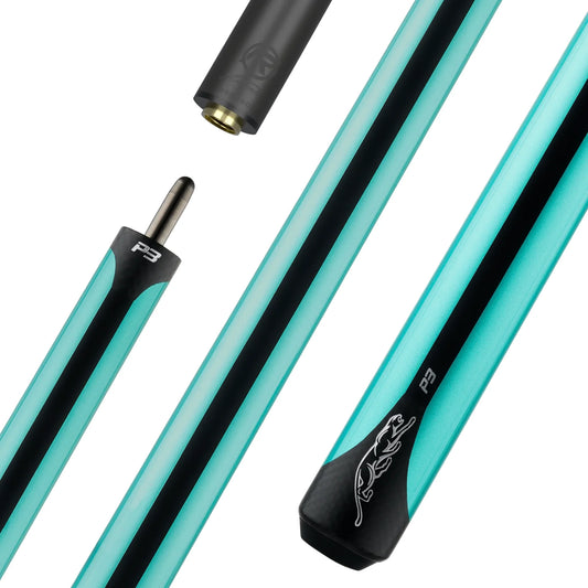 Taco de bilhar para pool Predator P3 Teal NW sem grip