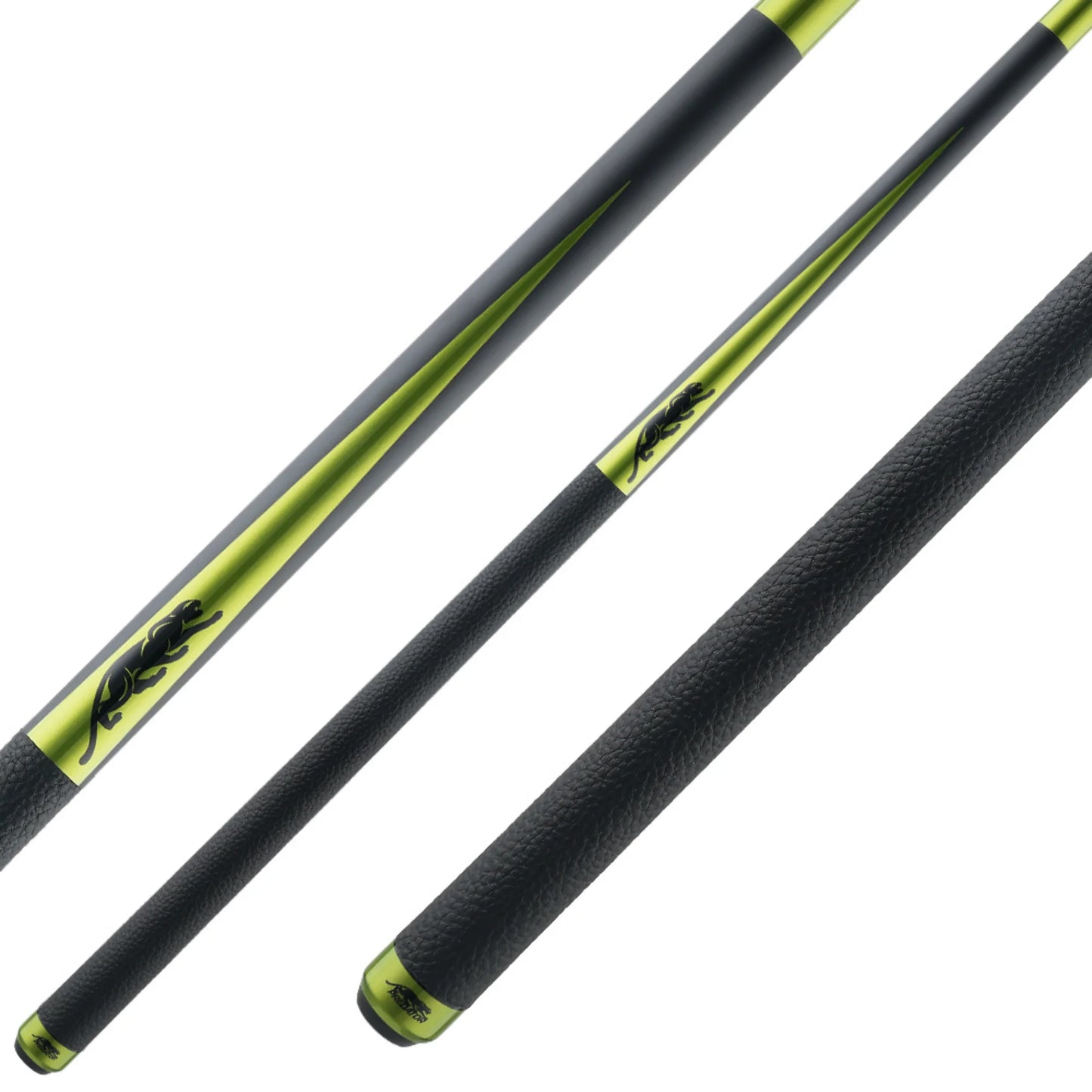 Taco de bilhar para pool Predator SP2 Lime Green 1 Uni-Loc com acabamento preto mate e detalhes verde metálico
