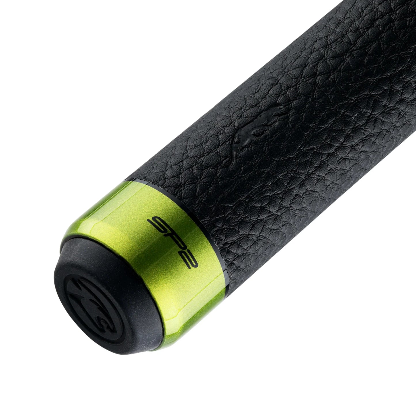 Taco de bilhar para pool Predator SP2 Lime Green 1 Uni-Loc com acabamento preto mate e detalhes verde metálico