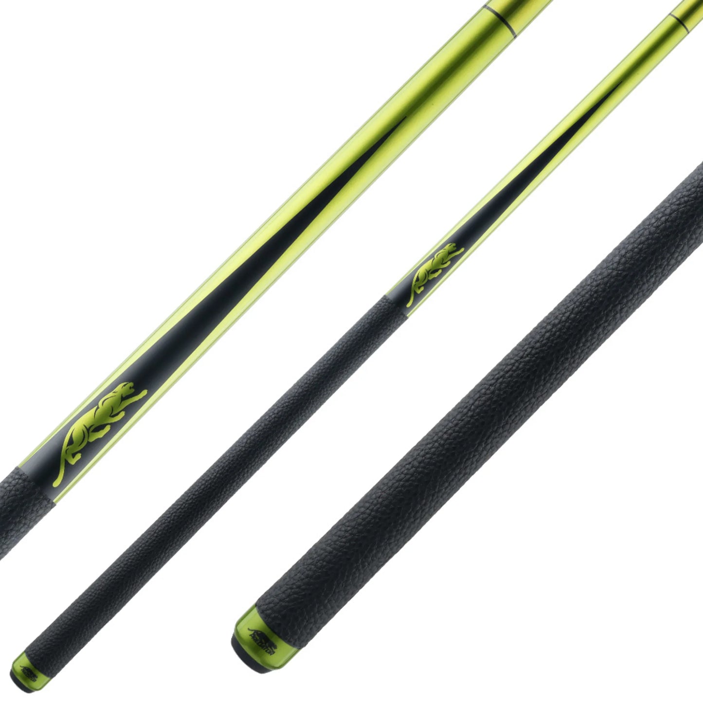 Taco de bilhar para pool Predator SP2 Lime Green 2 Uni-Loc com antebraço verde metálico e pontos pretos mate
