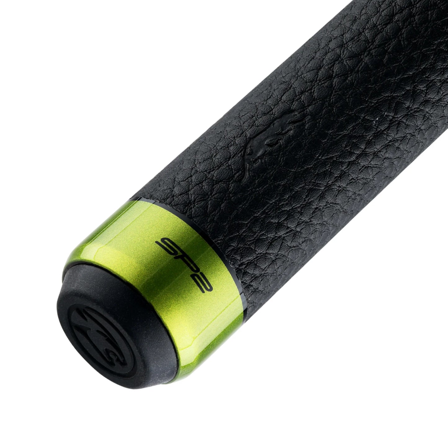 Taco de bilhar para pool Predator SP2 Lime Green 2 Uni-Loc com antebraço verde metálico e pontos pretos mate
