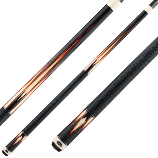 Taco de Bilhar para Pool Predator Truesplice-16 GEN3 Vermelho/Laranja Radial