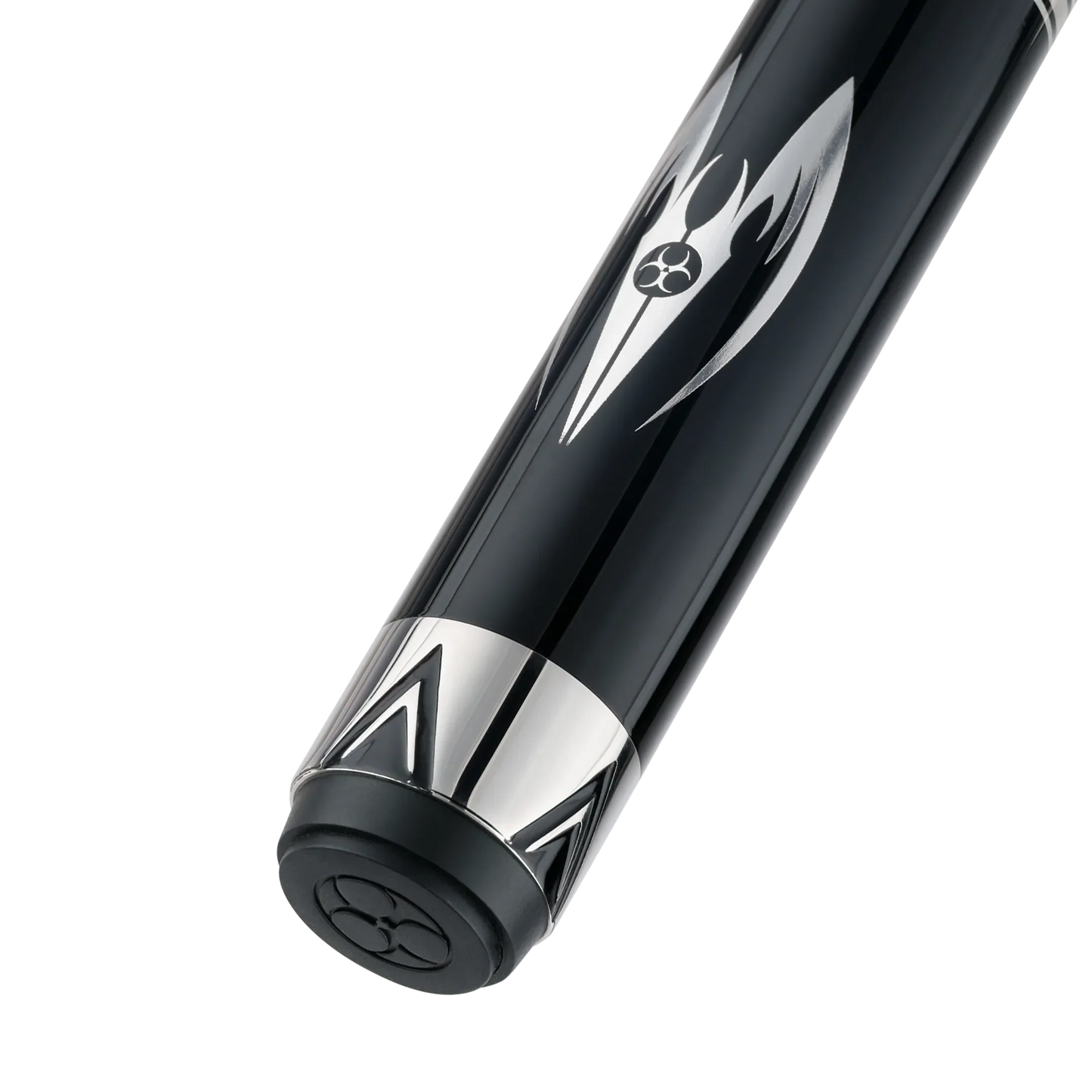 Taco de pool Poison Maelith preto Vinyl Wrap com vara de carbono