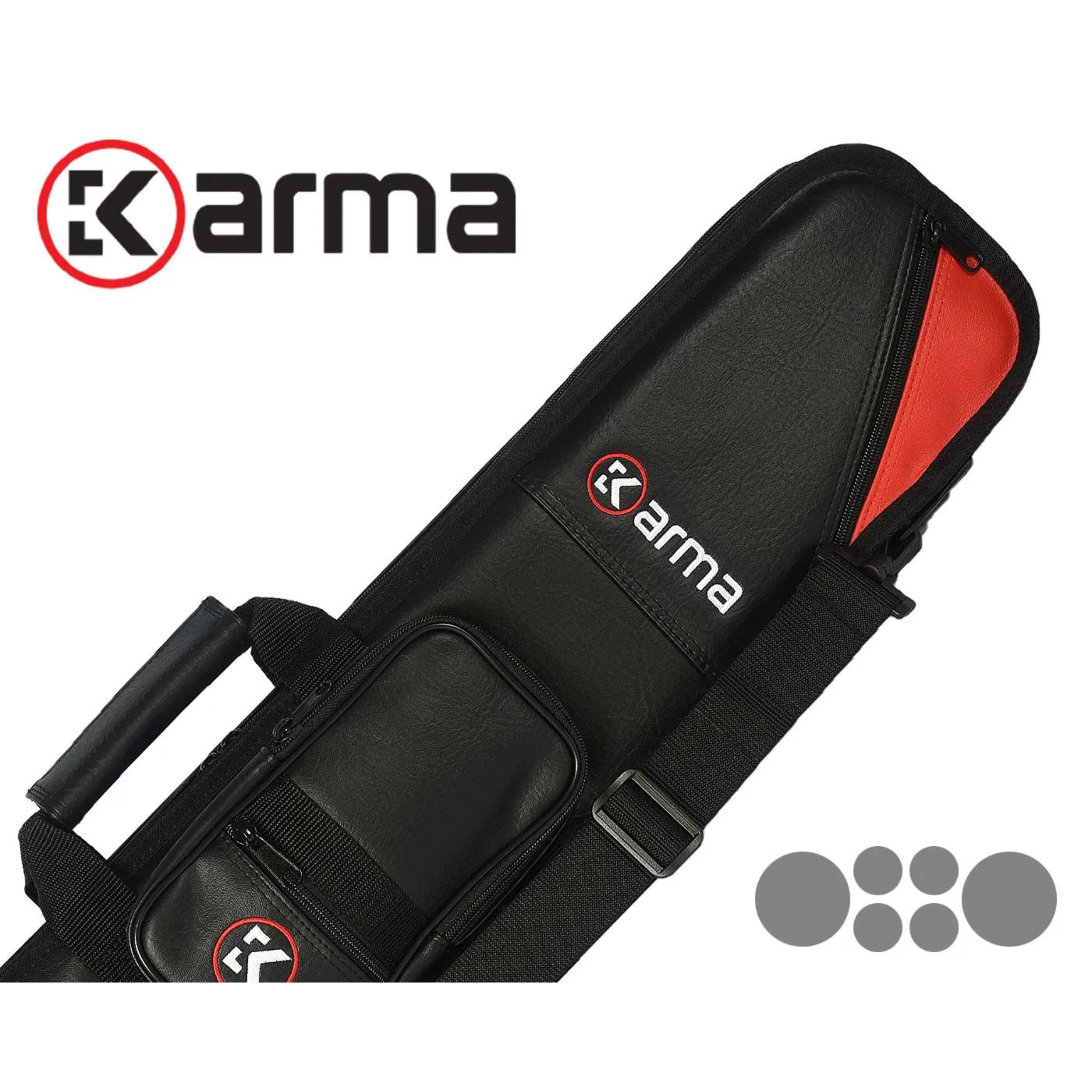 Taqueira Karma Bara 2x4 Preta e Vermelha