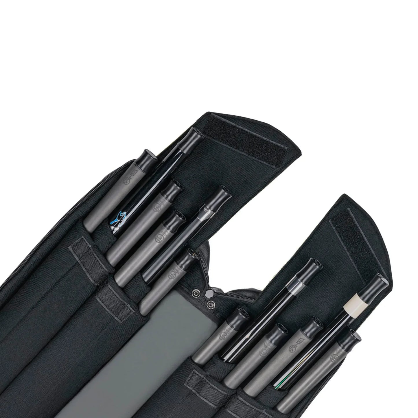 Taqueira para tacos de bilhar Predator Roadline Soft cinza/preto 4x8