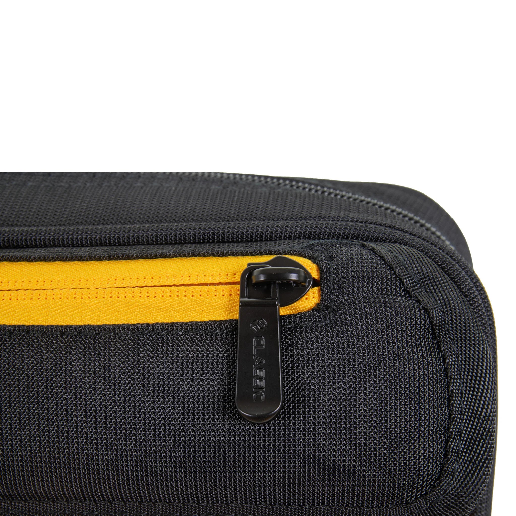 Taqueira Soft CueBuddy Preta e Amarela 3x5 para Tacos de Bilhar