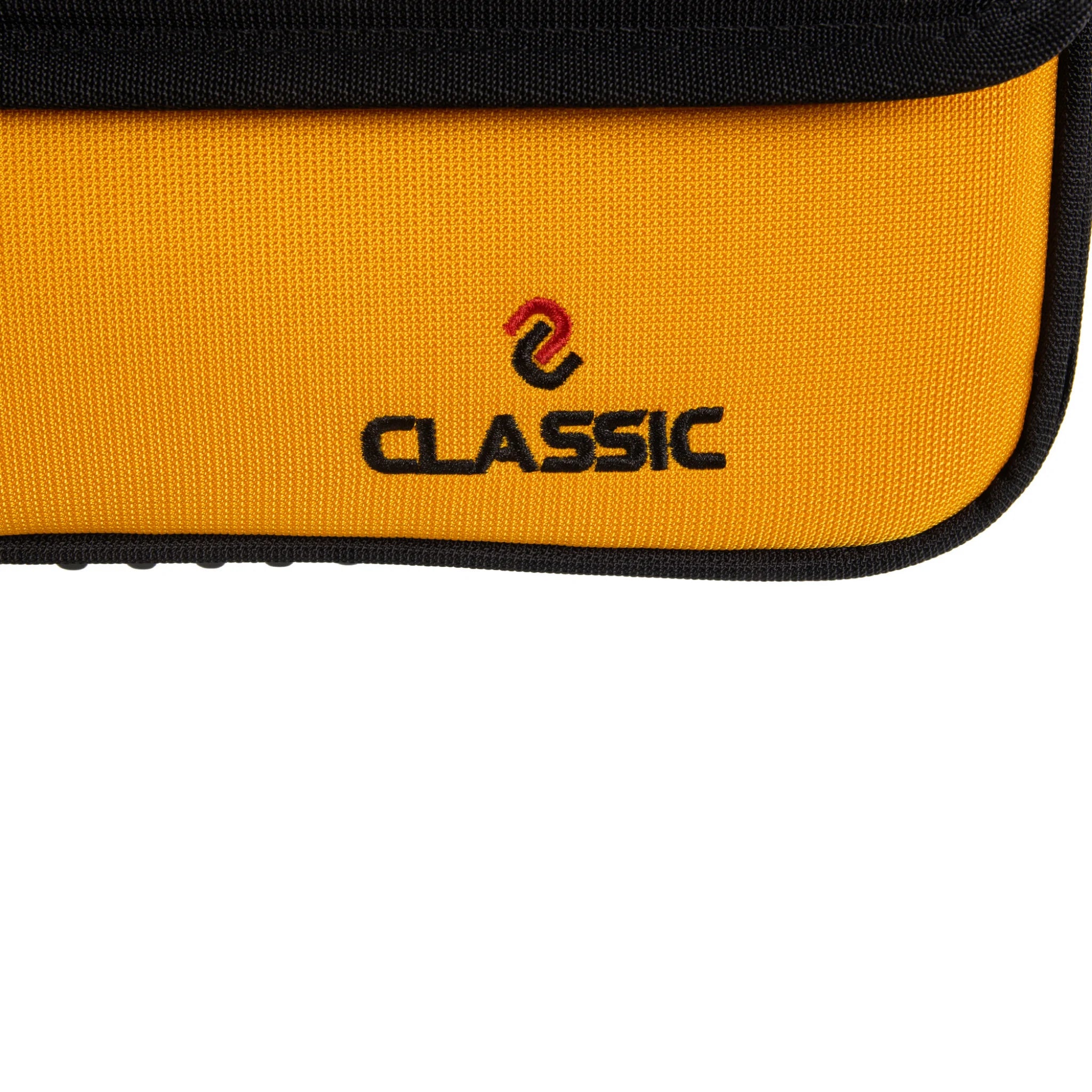 Taqueira Soft CueBuddy Preta e Amarela 3x5 para Tacos de Bilhar