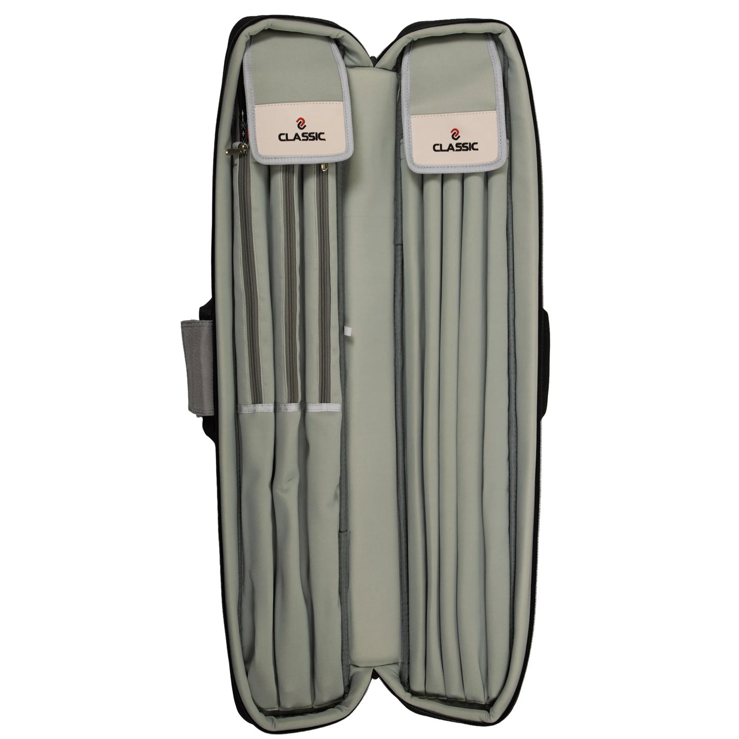 Taqueira Soft CueBuddy Preta e Cinzento 3x5 para Tacos de Bilhar