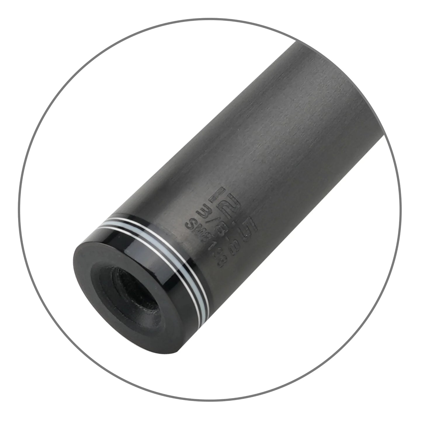 Vara de carbono JFlowers SMO de baixa deflexão com 12,5 mm